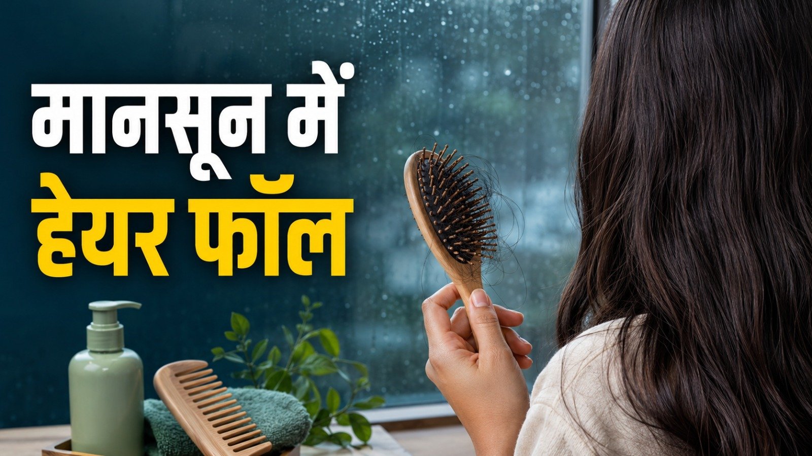 Simple ways to prevent hair loss during the monsoon