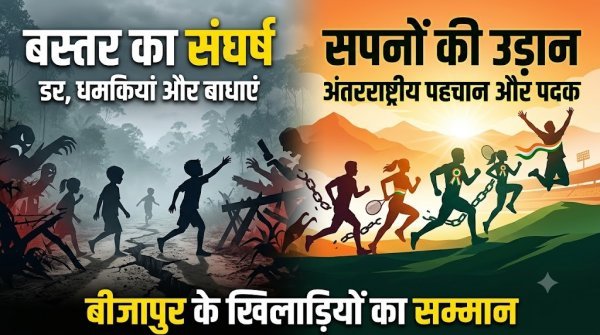Chhattisgarh Sports: नक्सल प्रभावित गांवों से निकले सितारे, चीन-जापान तक पहुंची बीजापुर की खेल प्रतिभा