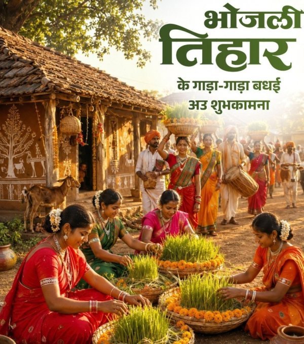 Bhojali Tihar: छत्तीसगढ़ की संस्कृति में रचा-बसा भोजली तिहार, ओपी चौधरी ने दी बधाई