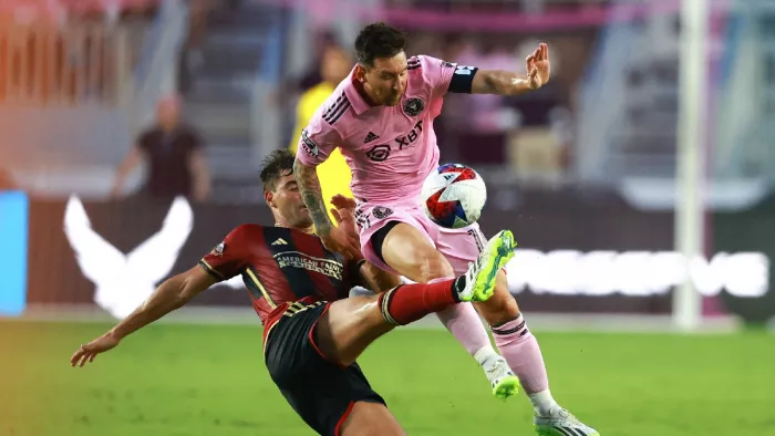 Inter Miami star Lionel Messi after scoring four goals