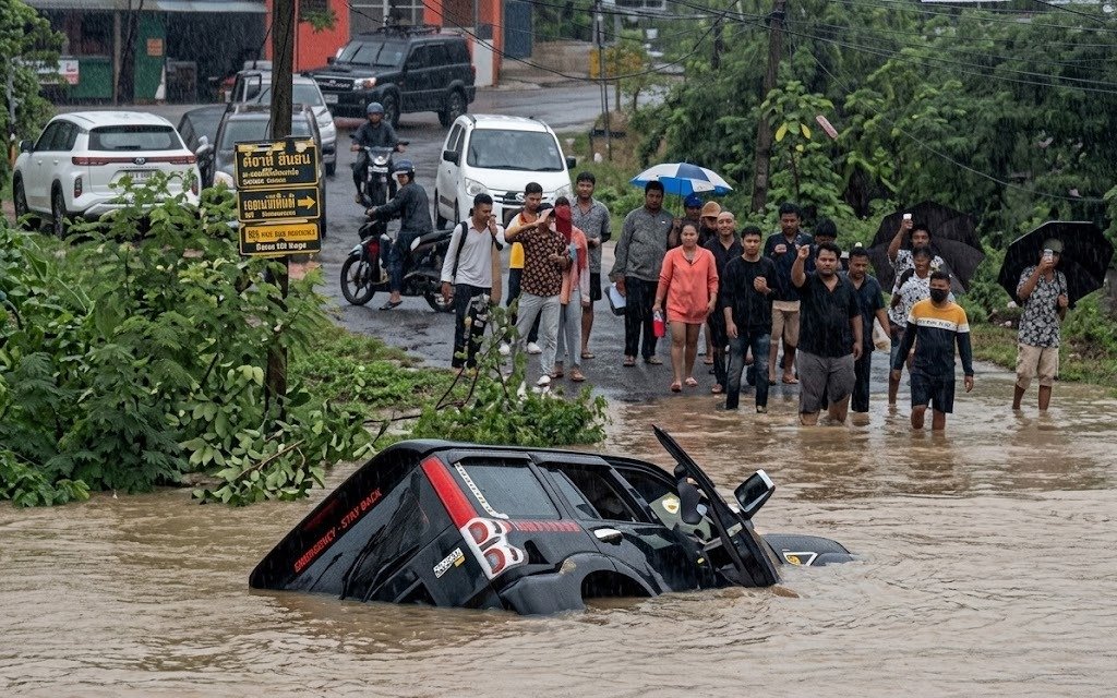 Heavy rain causes waterlogging and flooding in Chhattisgarh