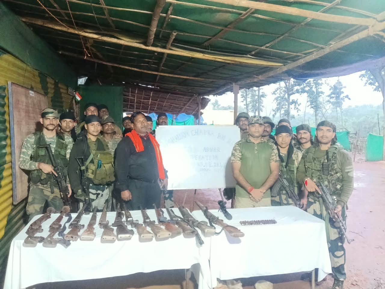 Naxal arms dump recovered in Narayanpur