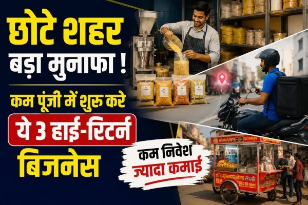 Small Town Business Ideas: मुनाफे की नई बयार, बिना ज्यादा पूंजी के सुपरहिट हो रहे ये 3 स्टार्टअप मॉडल