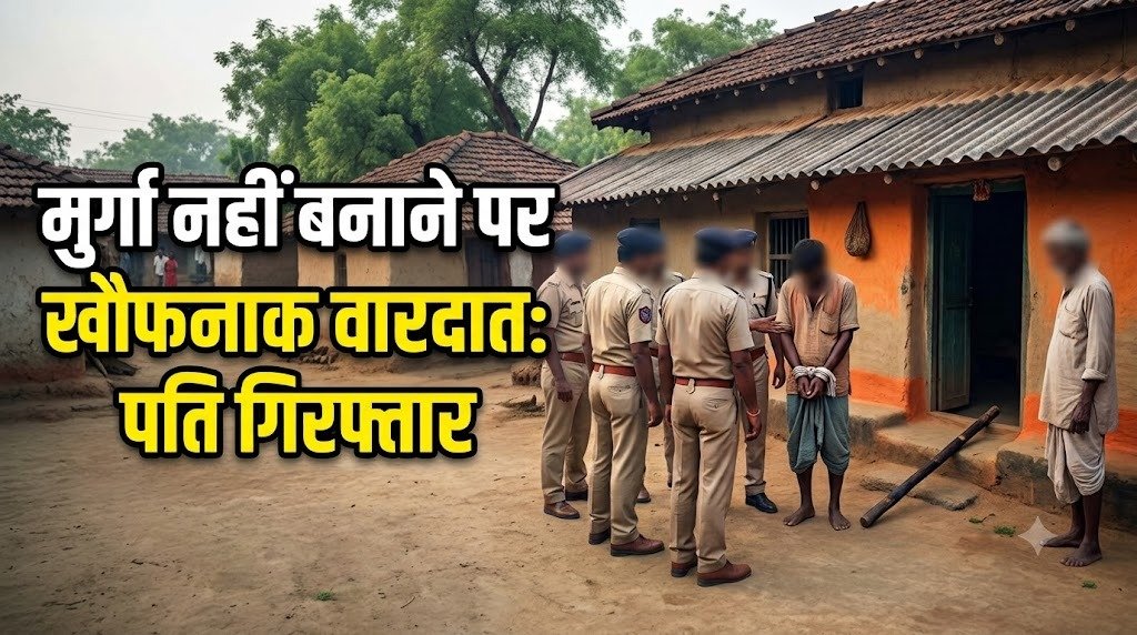 Husband murders wife in Balrampur