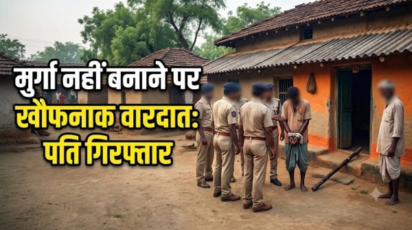 Balrampur Crime News: मुर्गा बनाने को लेकर विवाद, पति ने पत्नी को डंडे से पीटकर उतारा मौत के घाट