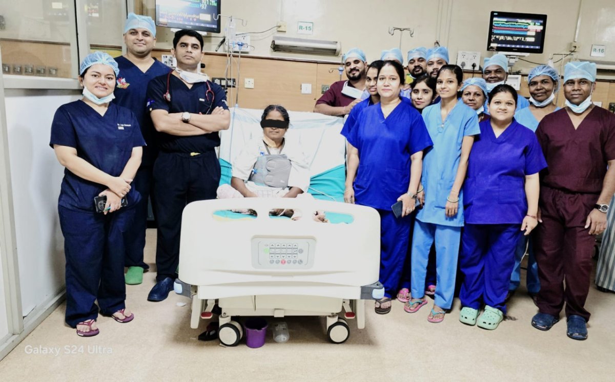 Womans CABG surgery successful at Ambedkar Hospital. (Image Source: CGDPR)