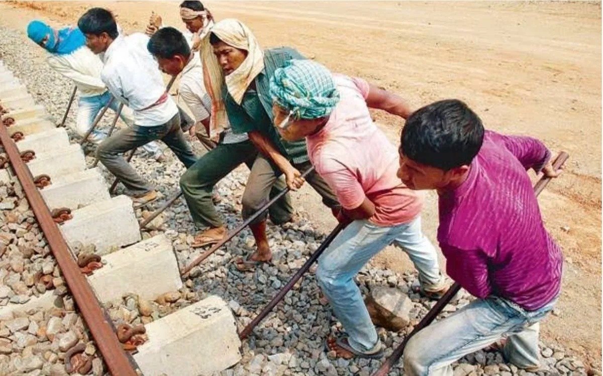 Bina Station Rail Line Work(Image Source: Keertiman Media)