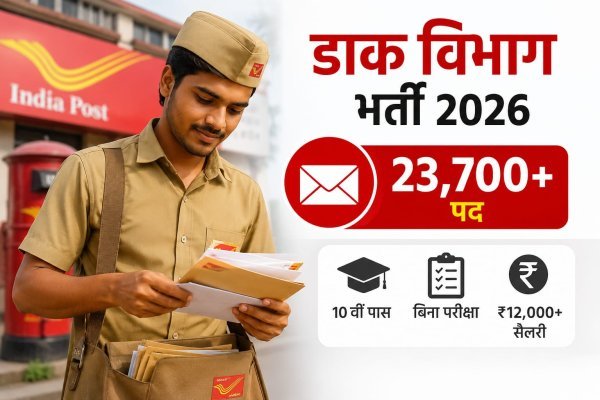 India Post GDS Recruitment: बिना लिखित परीक्षा सरकारी नौकरी का मौका, डाक विभाग में 23,700 से ज्यादा पदों पर भर्ती