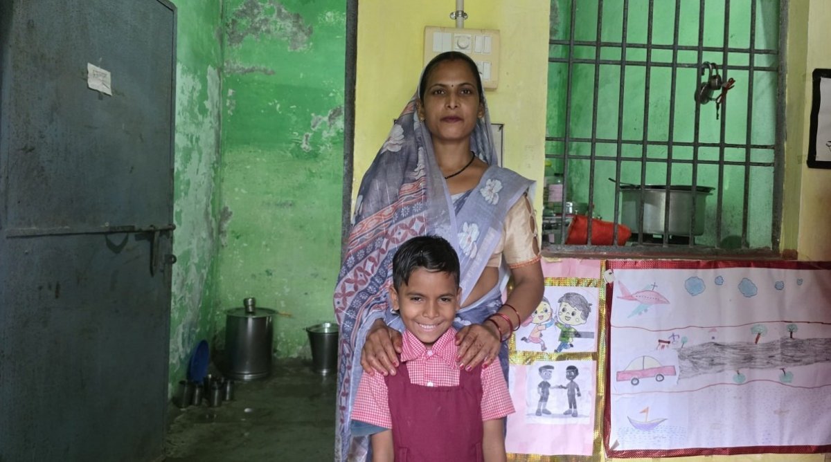 Kaushilya daughter receives benefits under the Noni Suraksha Yojana. (Image Source: CGDPR)