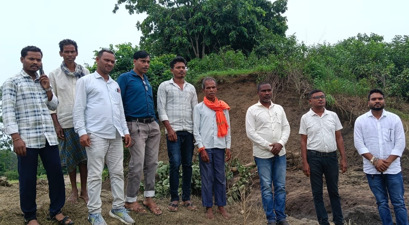 Footaha Dam Break Damages Paddy Crops (Image source:  Keertiman Media)