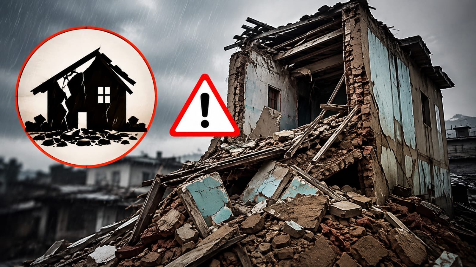 Dabra roof collapse tragedy (Image Source: AI Photo)