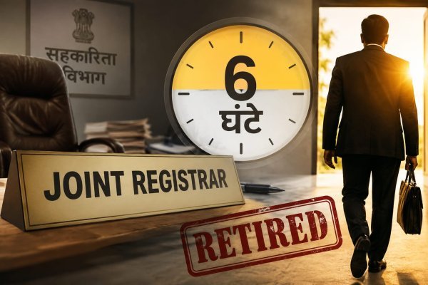 Madhya Pradesh Cooperative Department: सुबह प्रभार संभाला, शाम को रिटायर हो गए सुरेश सांवले, पेंशन-ग्रेच्युटी पर पड़ेगा सीधा असर
