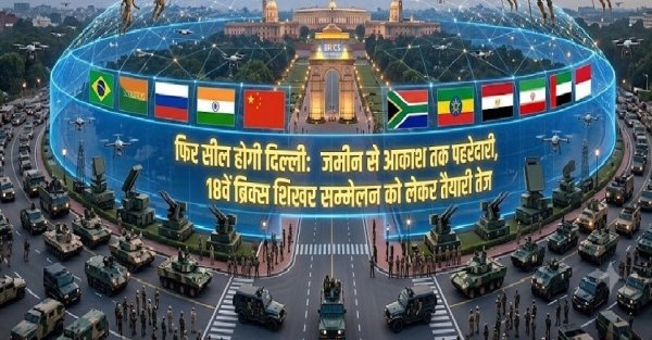 BRICS Summit: हाईटेक सुरक्षा, दिल्ली में चप्पे-चप्पे पर नजर, आसमान में एंटी-ड्रोन सिस्टम तैनात