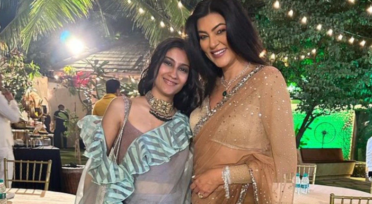 Sushmita Sen with Renee(Image Source: social media)
