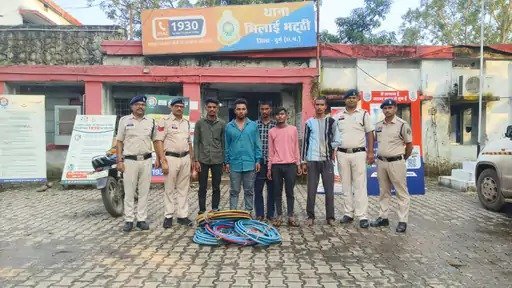 Bhilai Steel Plant Theft: CISF की सतर्कता से टली चोरी, प्लांट से 100 किलो कॉपर केबल बरामद