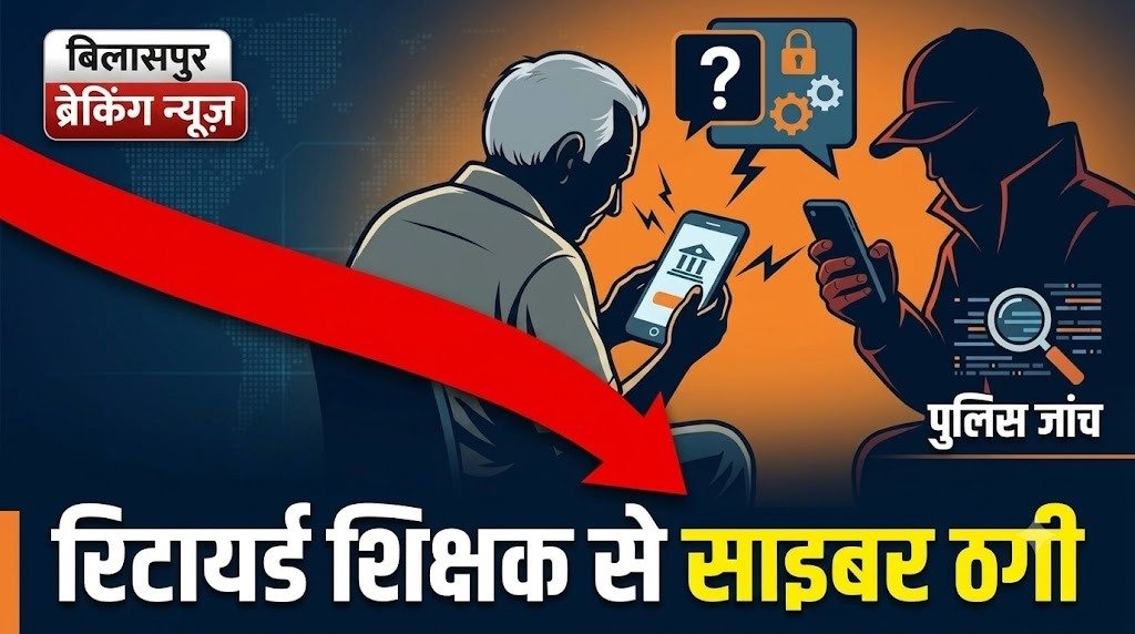 Retired teacher falls victim to cyber fraud in Bilaspur(Image Source: AI Photo)