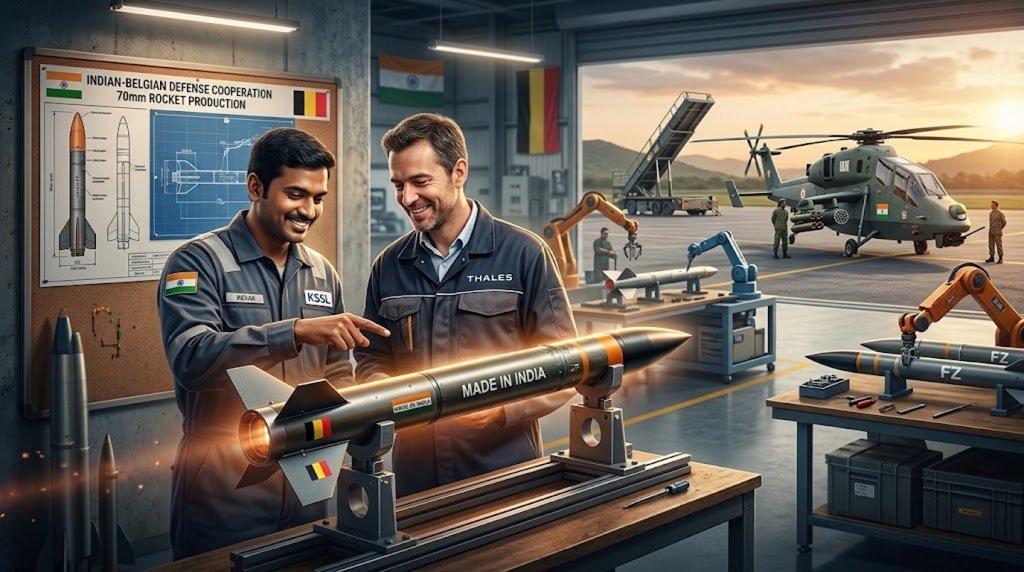 Thales 70mm rockets made in India (Image Source - Social Media)