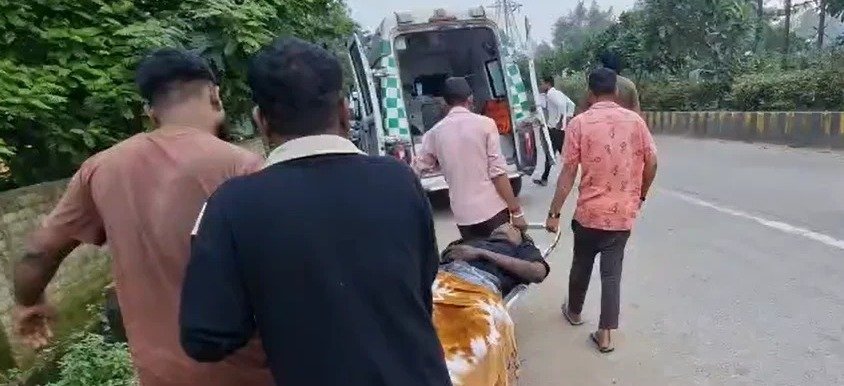 Korba train accident, youth injured (Image Source: Social Media)