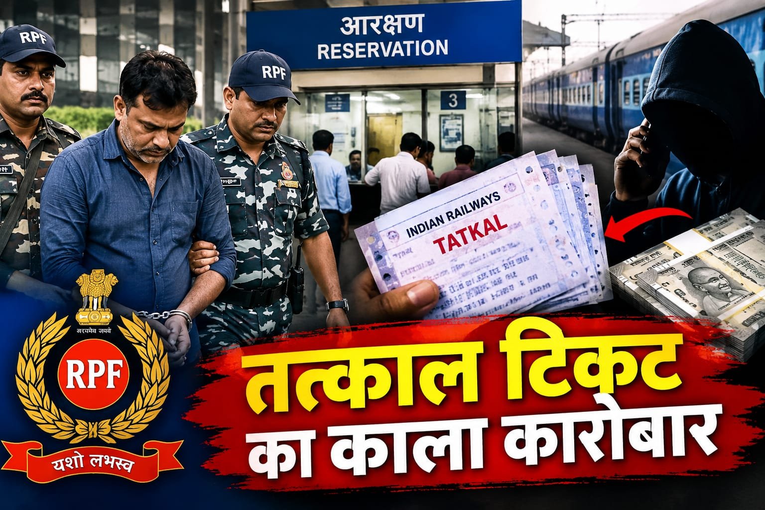 Tatkal ticket touting case (Image Source: AI Photo)