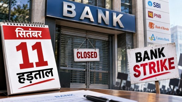 Bank Strike: 11 सितंबर को देशव्यापी बैंक हड़ताल, सरकारी बैंकों की सेवाओं पर पड़ सकता है असर