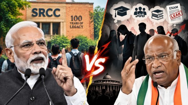 PM Modi SRCC Speech: शताब्दी समारोह से शुरू हुई नई सियासी जंग, PM मोदी के नाराज फूफा वाले तंज पर खरगे का पलटवार