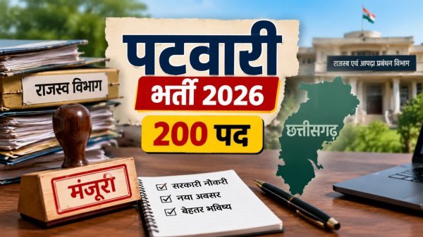 Patwari Vacancy 2026: 200 पदों पर भर्ती को मिली मंजूरी, जल्द शुरू होगी आवेदन प्रक्रिया