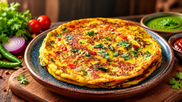 Suji Besan Chila Recipe: 10 मिनट में तैयार करें स्वादिष्ट सूजी-बेसन चीला, जानें पूरी रेसिपी
