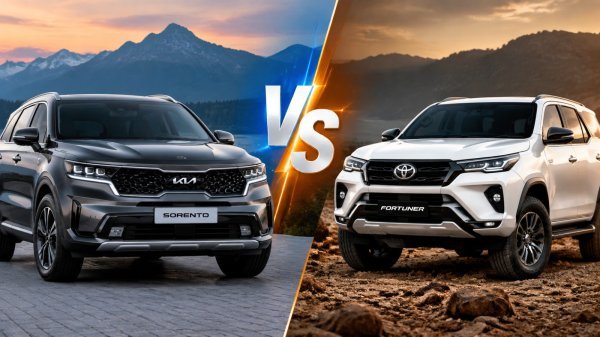 Toyota Fortuner: Kia Sorento और Toyota Fortuner में तुलना