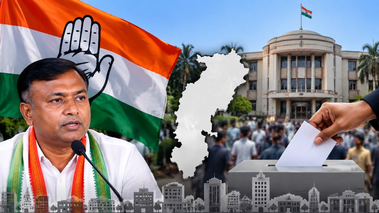 CG Congress Nikay Chunav 2026 List (Image source: AI Genrated)