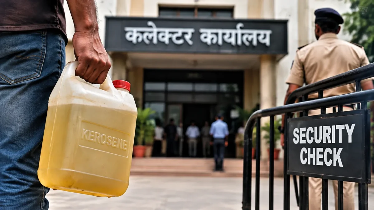 Youth suicide attempt at collector office (Image Source: AI Photo)