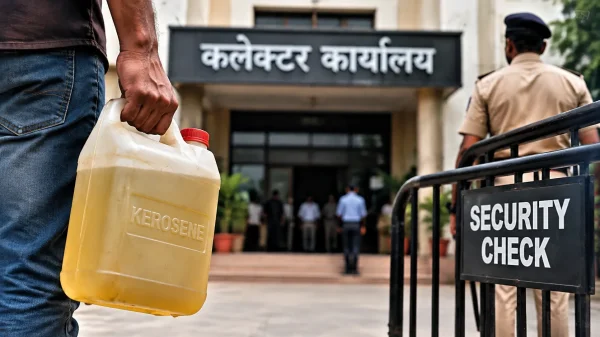 Public Hearing Incident : केरोसिन लेकर पहुंचा युवक, आत्महत्या की कोशिश से कलेक्टर कार्यालय की सुरक्षा पर उठे सवाल