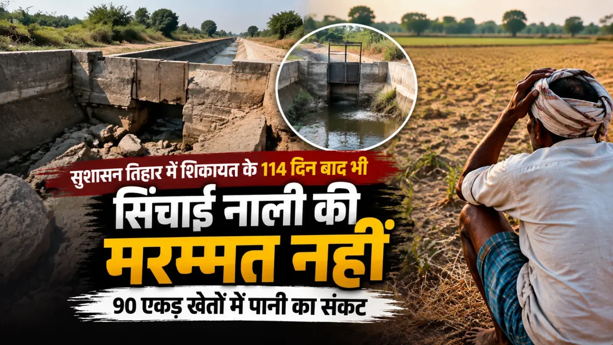 Tekari farmers facing irrigation water shortage (Image Source - AI Generated)