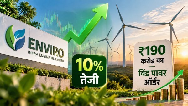 Enviro Infra Engineers Share: 190 करोड़ के विंड पावर ऑर्डर से शेयर में 10% तक तेजी