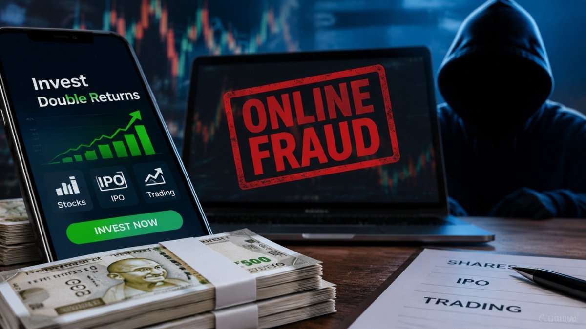 Case of ₹23 lakh online fraud in IPO scam(Image Source: AI Photo)