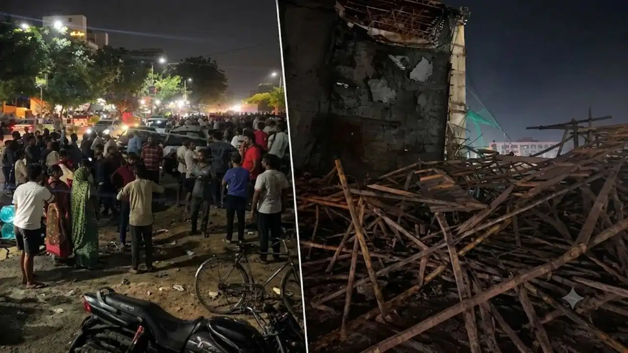Relief and rescue operation after the slab collapse (Image Source: social media)