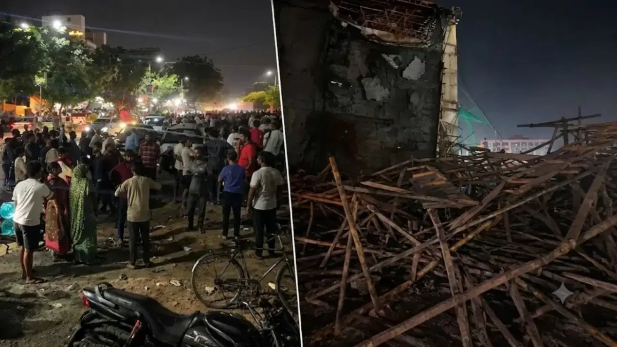 Relief and rescue operation after the slab collapse (Image Source: social media)