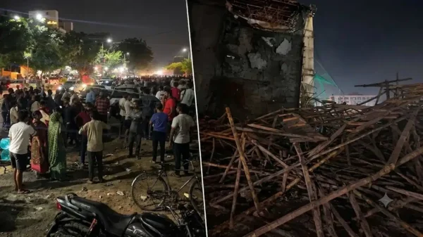 Gandhinagar building collapse: निर्माणाधीन बहुमंजिला इमारत का स्लैब ढहा, मलबे से 15 मजदूर निकाले गए, 12 अस्पताल में भर्ती