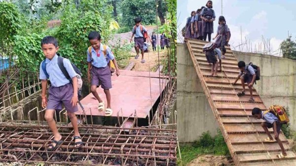 Gariband bridge construction: अधूरे पुल पर सख्त हुए CM साय, बच्चों की सुरक्षा के लिए वैकल्पिक रास्ते की व्यवस्था के निर्देश