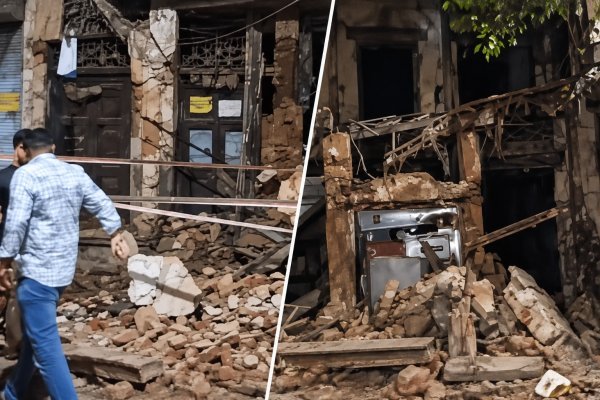 Old Building Collapse: रायपुर के व्यस्त सदर बाजार में ढही पुरानी जर्जर इमारत, बड़ा हादसा टला