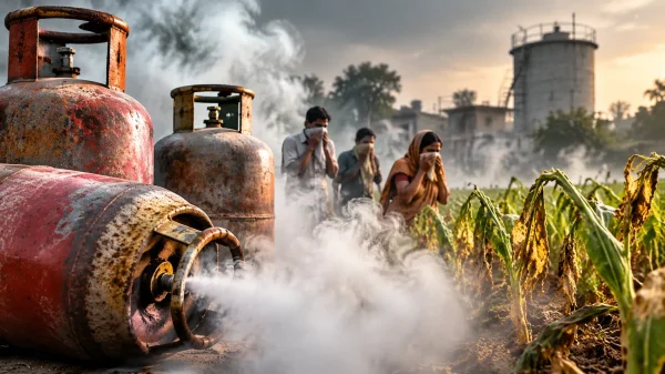 Sehore Gas Leak: पुराने सिलेंडरों से फैली जहरीली गैस, ग्रामीण परेशान और किसानों को लाखों का नुकसान