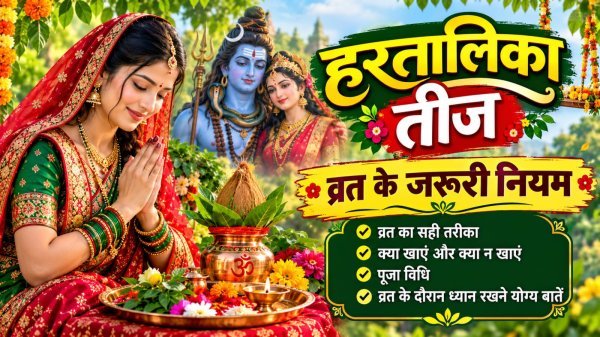 Hartalika Teej: निर्जला व्रत से पूजा तक, जानें सभी जरूरी नियम