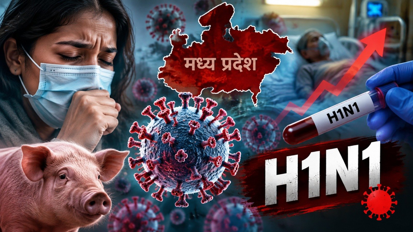 Health Department campaign regarding swine flu infection (Image Source: AI Photo)
