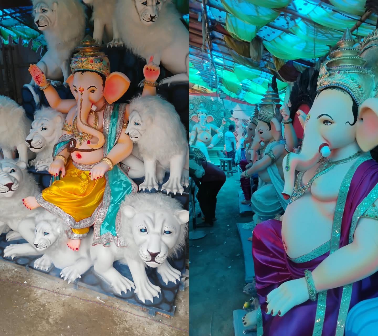 Ganesh Idol Making  ( Image Source - Keertiman Media)