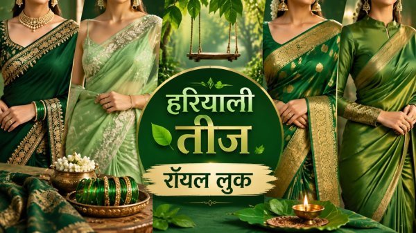 Bollywood News : हरियाली तीज पर पाएं रॉयल लुक, इन अभिनेत्रियों से लें ग्रीन साड़ी स्टाइलिंग इंस्पिरेशन