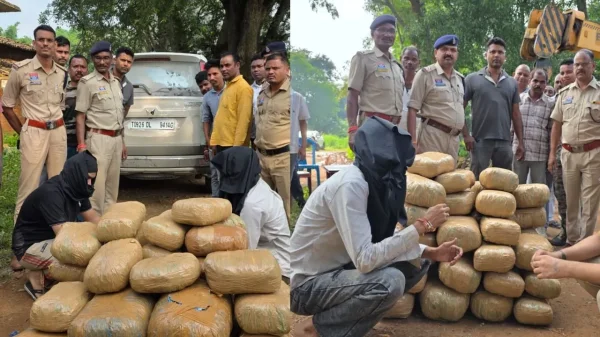 Chhattisgarh Ganja Smuggling: ओडिशा से यूपी जा रहा 20 लाख का गांजा छत्तीसगढ़ में जब्त
