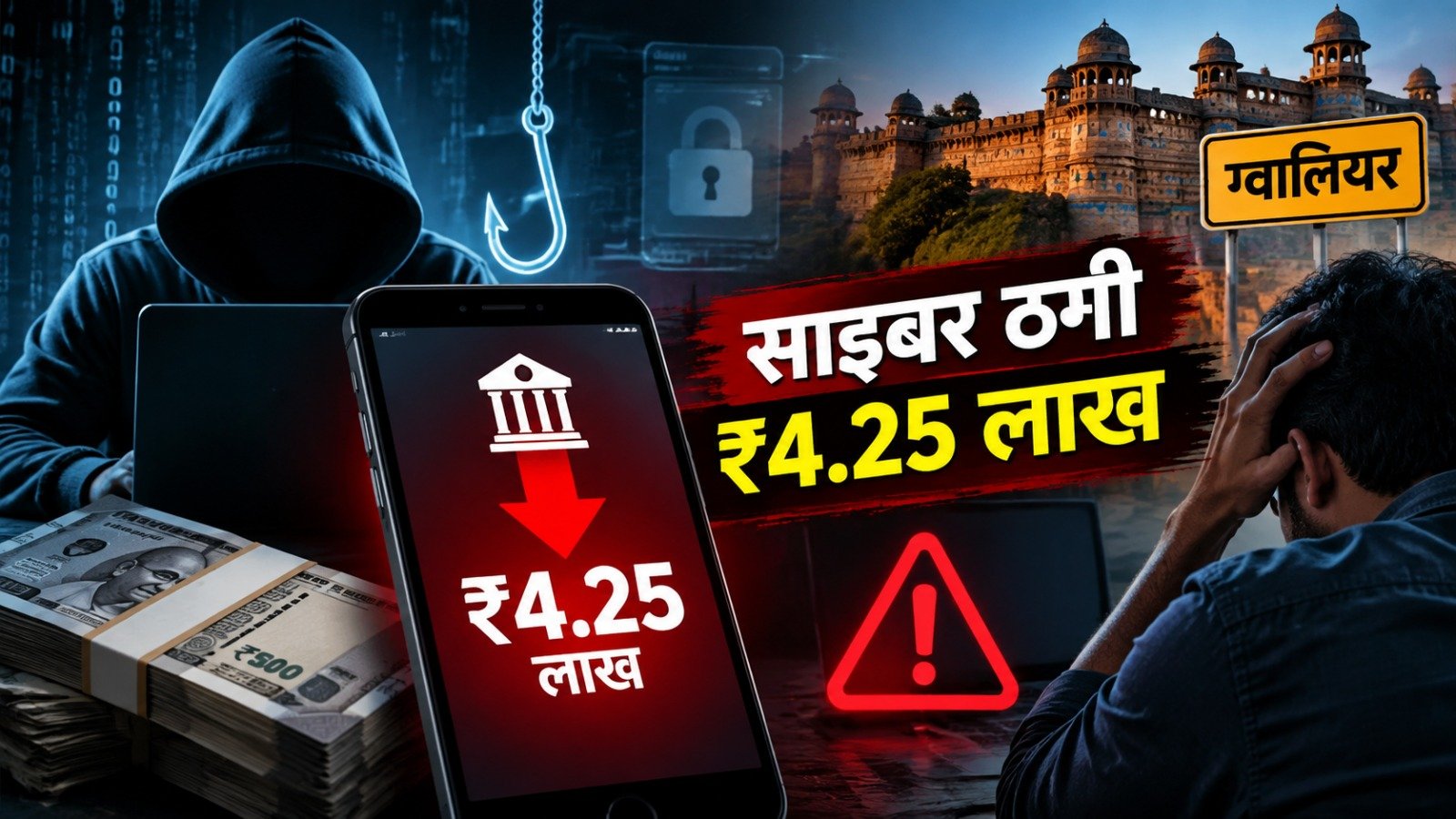 Gwalior cyber fraud cases (Image Source: AI Photo)