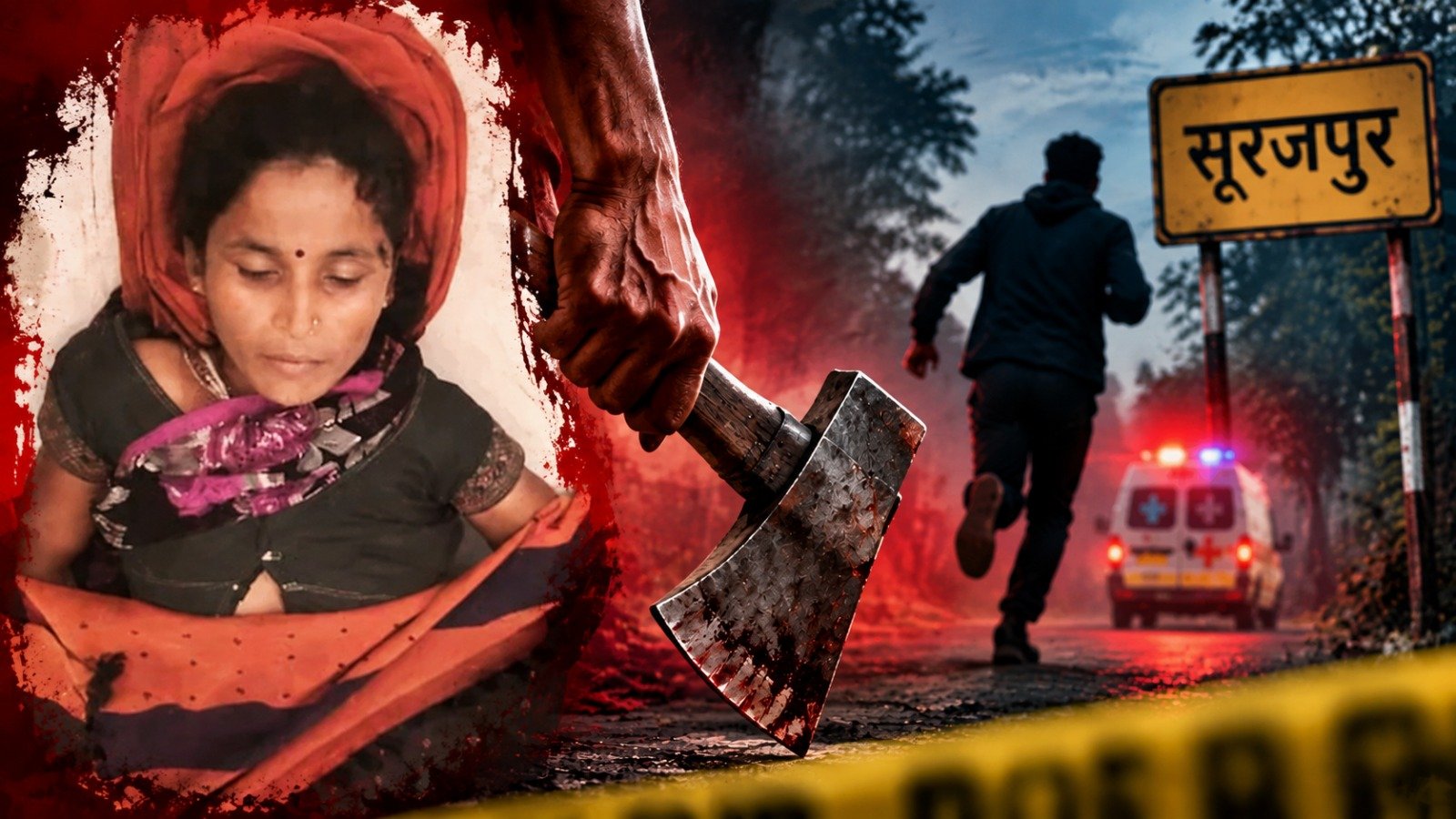 Husband attack on wife in Surajpur  (Image Source: AI Photo)