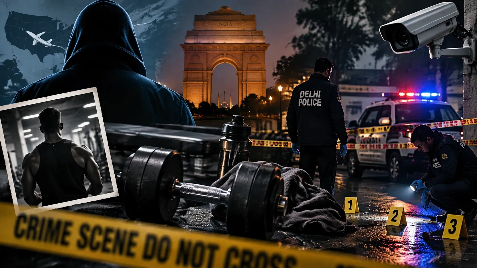 Delhi gym trainer Vijay murder case investigation( AI photo)