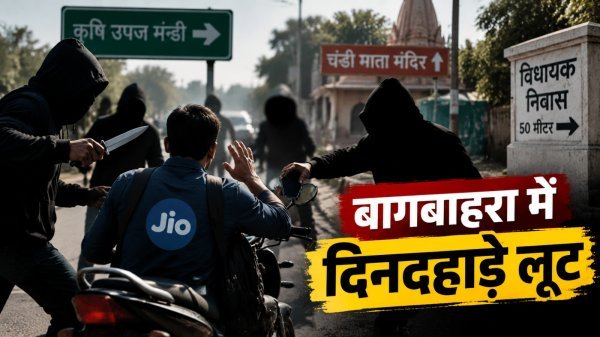Bagbahara Crime News: दिनदहाड़े चाकू की नोक पर Jio टेक्निशियन से लूट, 7-8 अज्ञात युवकों ने दिया वारदात को अंजाम