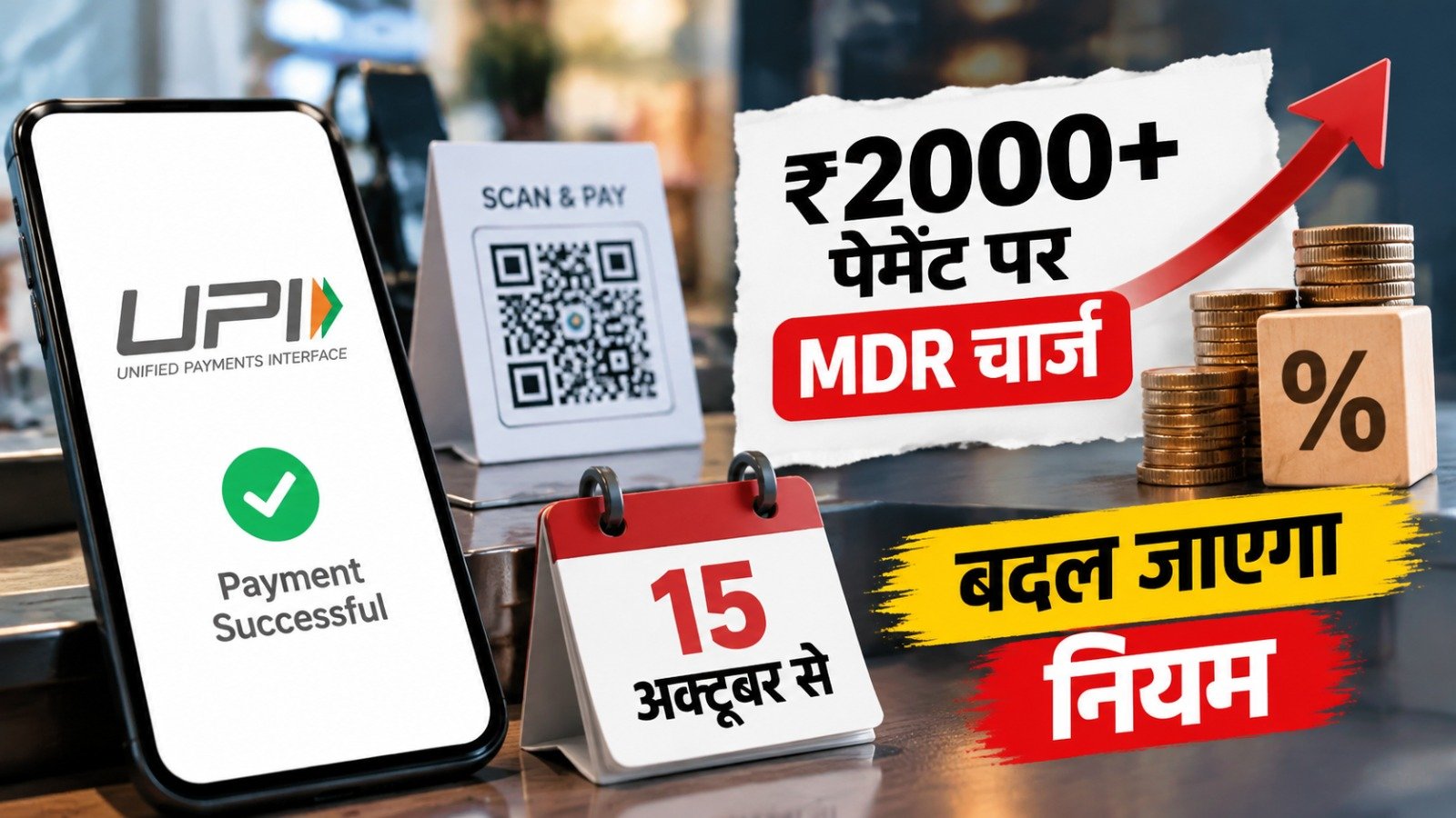 New UPI transaction charge update (Image Source: AI Photo)